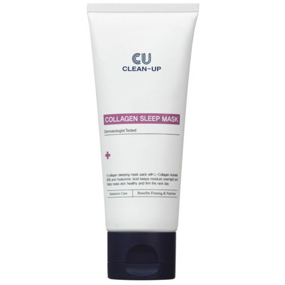 Ночная коллагеновая маска для упругости кожи CUSKIN Clean-Up Collagen Sleep Mask, 70 гр